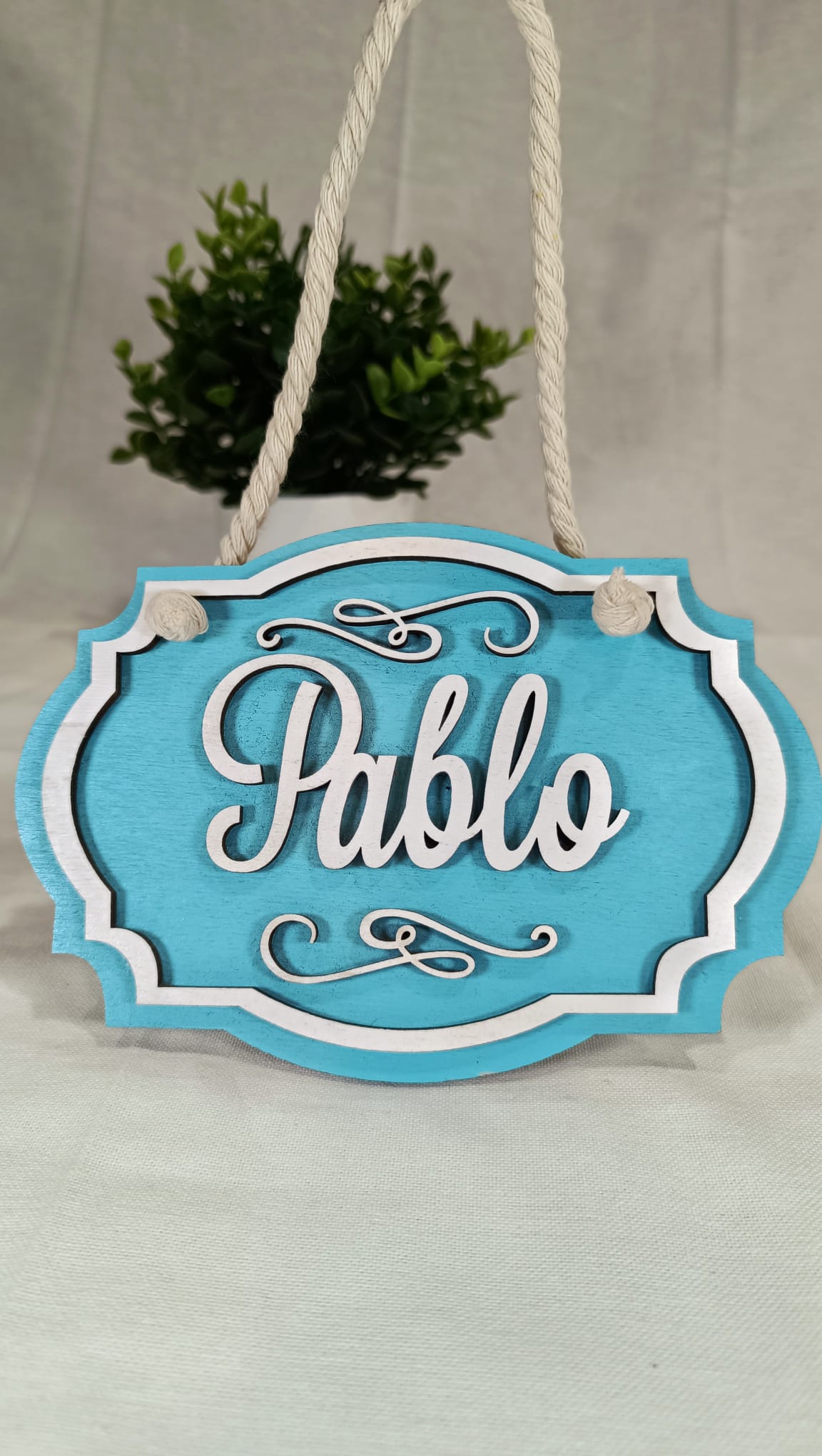 Colgador Personalizado con Nombre