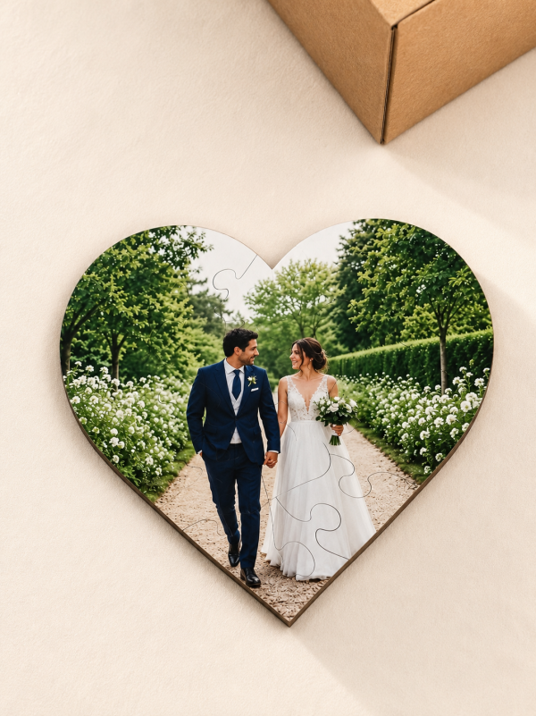 Puzzle Personalizado en forma de Corazón