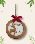 Bola de Navidad Renos personalizada con nombre