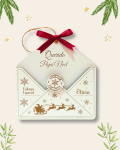 Sobre de Madera Personalizado Papá Noel