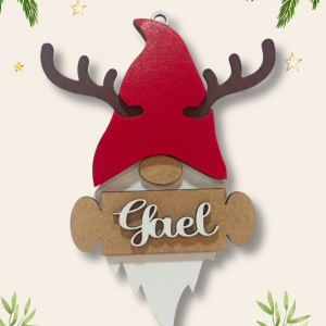 Gnomo reno personalizado