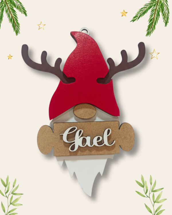 Gnomo reno personalizado