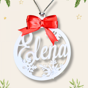 Bola de Navidad personalizada con nombre