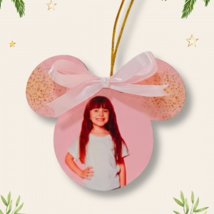 Colgante navideño con orejas