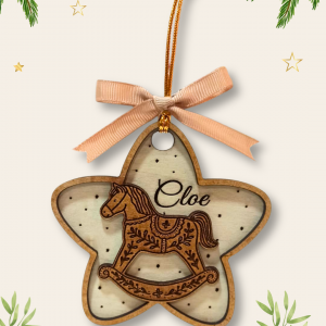 Colgante estrella Caballo