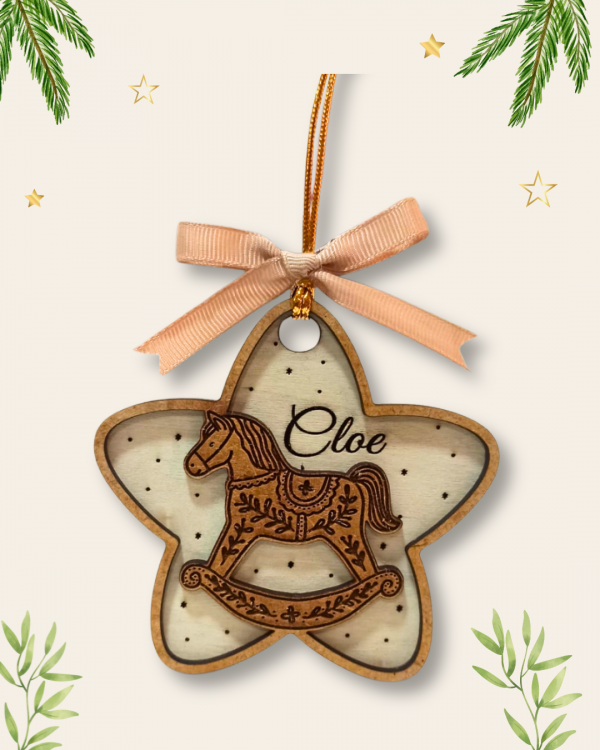 Colgante estrella Caballo