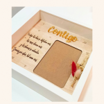 Lamina de madera "Contigo"