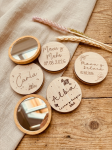 Espejo de madera