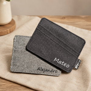 Tarjetas personalizadas de tela